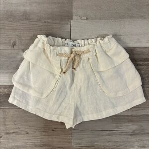 Zara Kids White Shorts Size 12-18 months